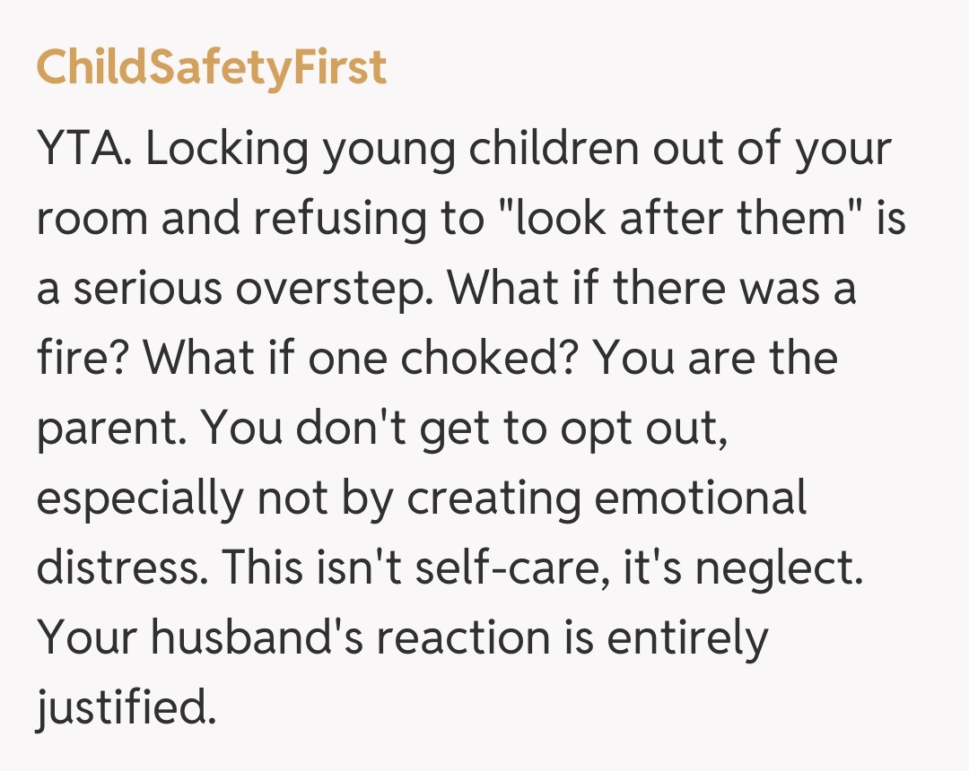 Comentariu de la ChildSafetyFirst