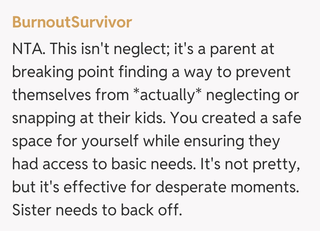 Comentariu de la BurnoutSurvivor