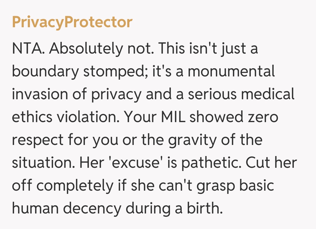 Comentariu de la PrivacyProtector