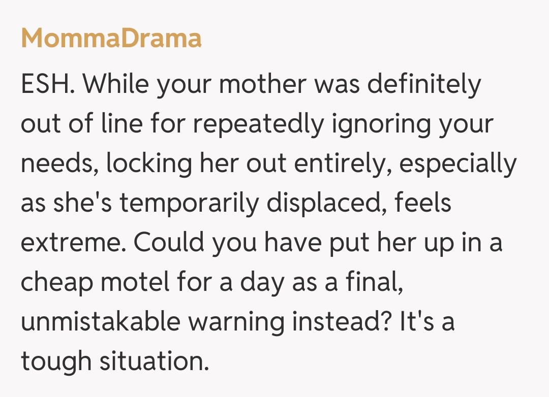 Comentariu de la MommaDrama