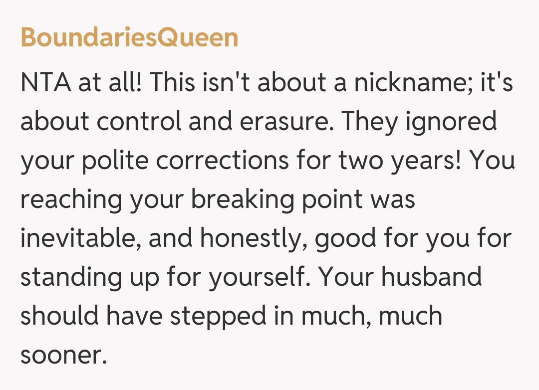 Comentariu de la BoundariesQueen