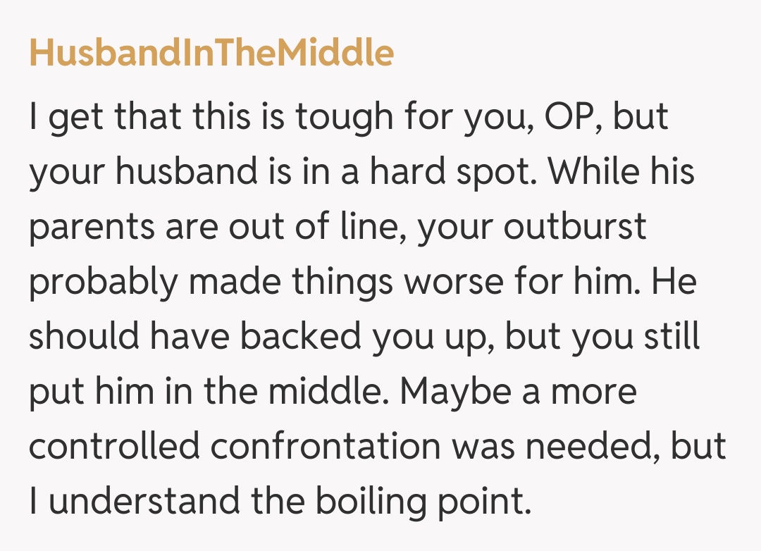 Comentariu de la HusbandInTheMiddle