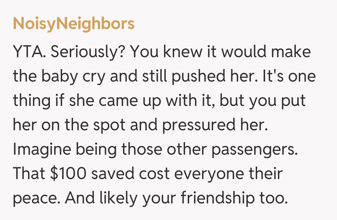 Comentariu de la NoisyNeighbors