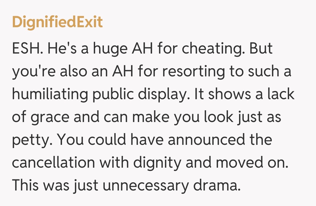 Comentariu de la DignifiedExit