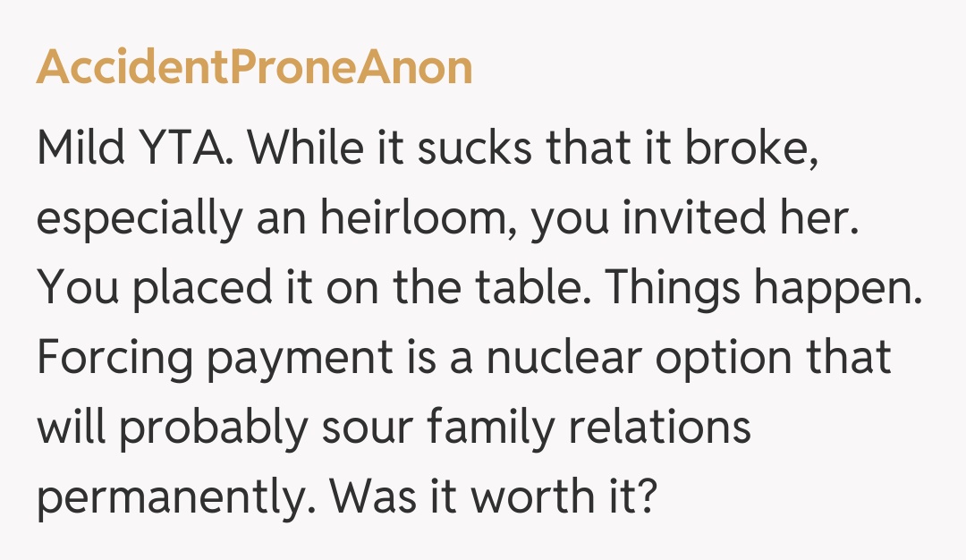 Comentariu de la AccidentProneAnon