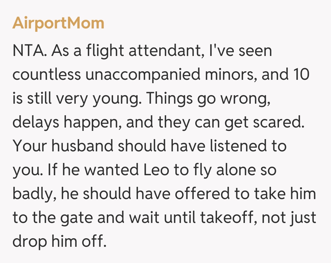 Comentariu de la AirportMom