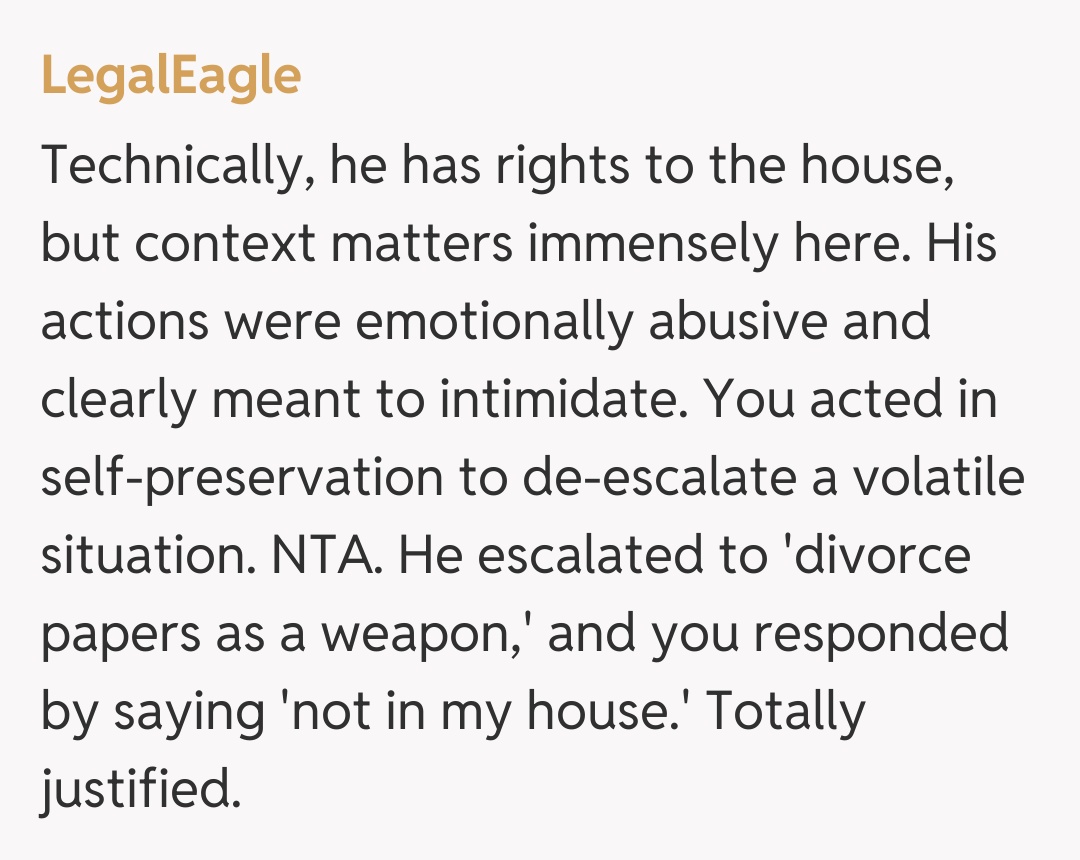 Comentariu de la LegalEagle