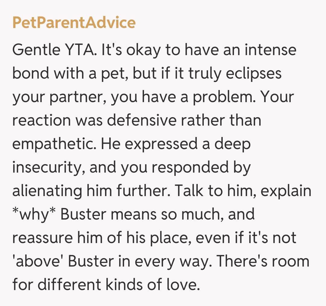 Comentariu de la PetParentAdvice