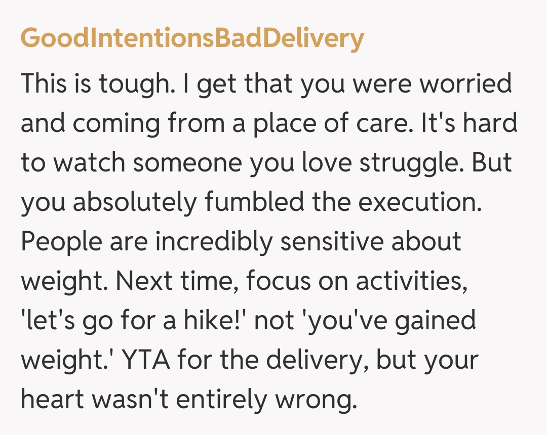 Comentariu de la GoodIntentionsBadDelivery