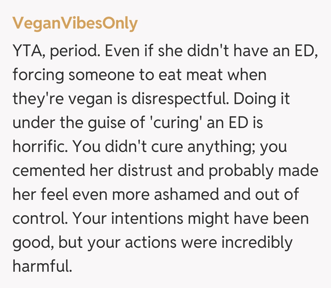 Comentariu de la VeganVibesOnly