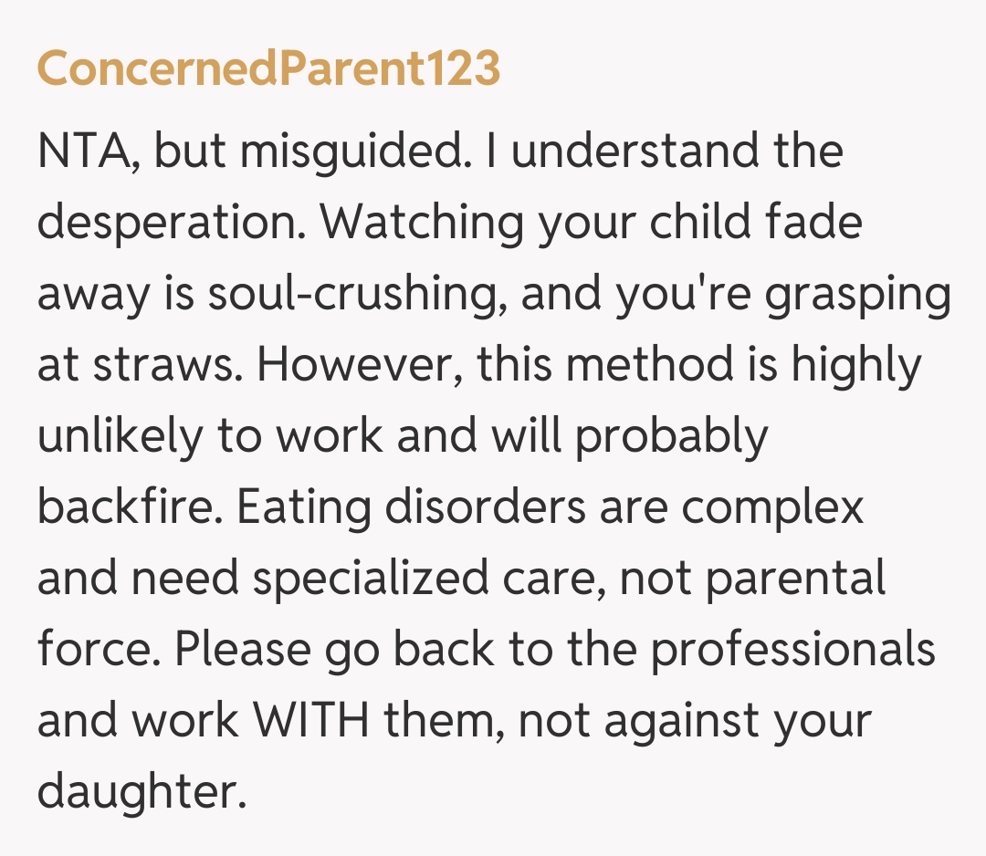 Comentariu de la ConcernedParent123