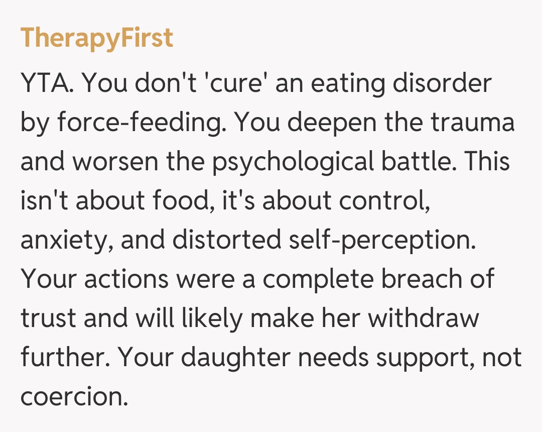 Comentariu de la TherapyFirst