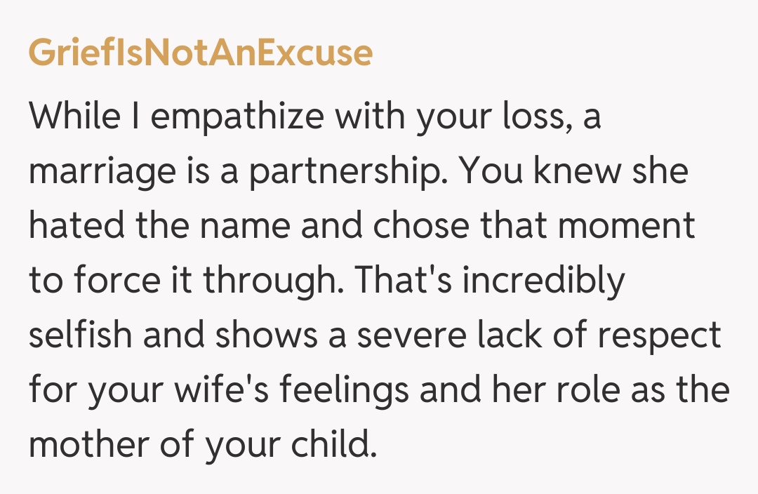 Comentariu de la GriefIsNotAnExcuse