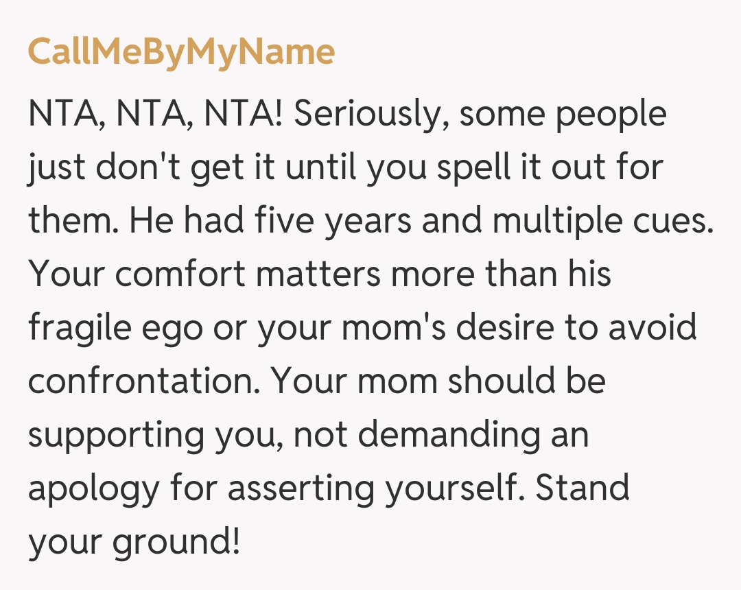 Comentariu de la CallMeByMyName