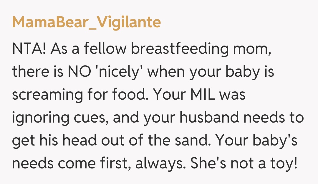 Comentariu de la MamaBear_Vigilante