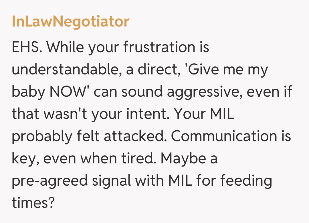 Comentariu de la InLawNegotiator