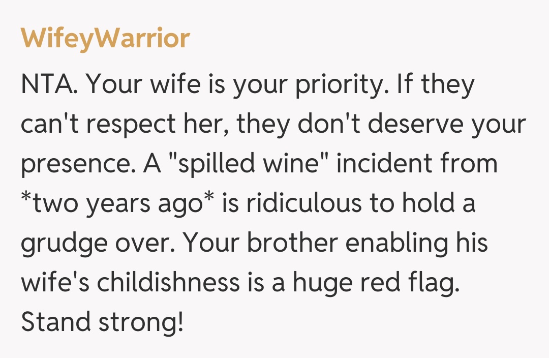 Comentariu de la WifeyWarrior