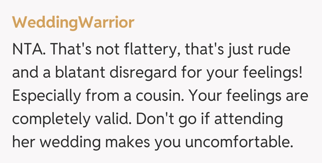 Comentariu de la WeddingWarrior