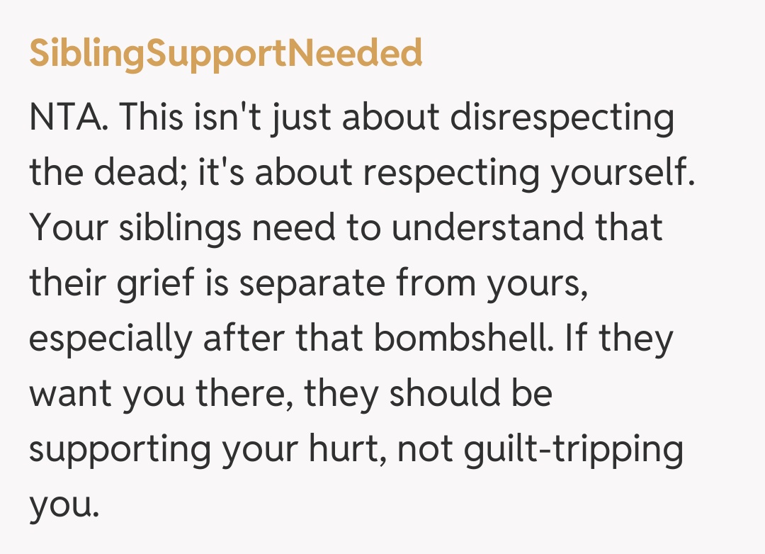 Comentariu de la SiblingSupportNeeded