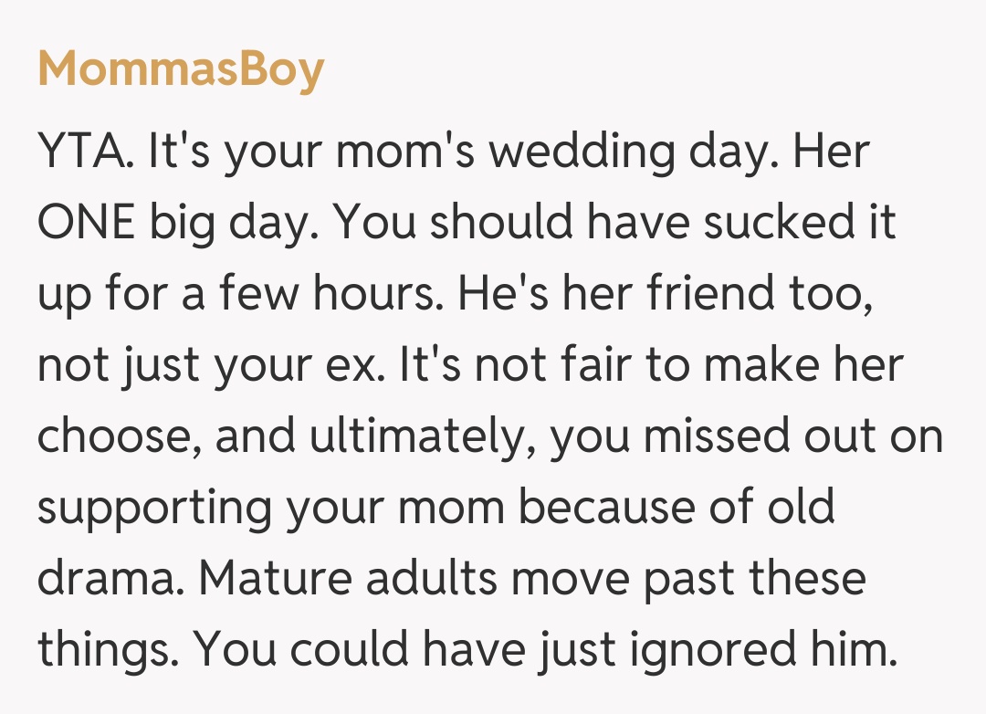 Comentariu de la MommasBoy