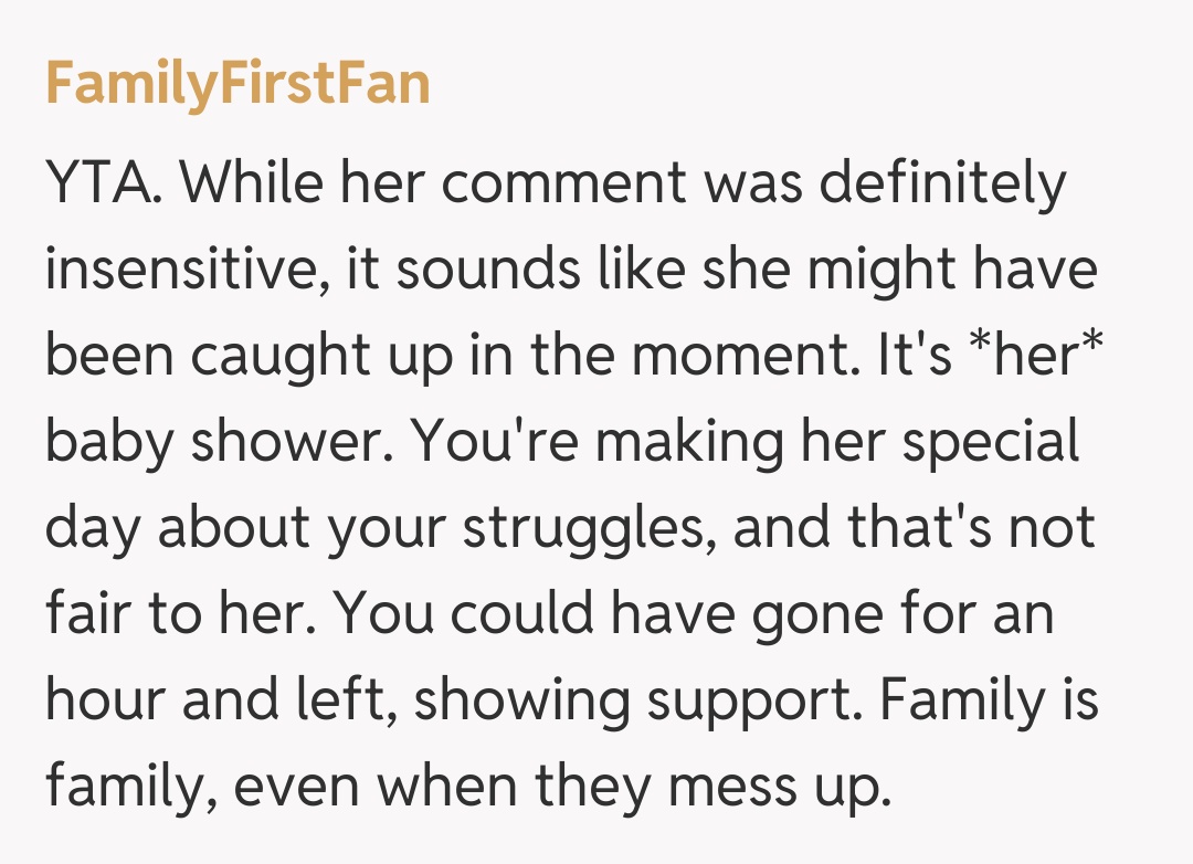 Comentariu de la FamilyFirstFan