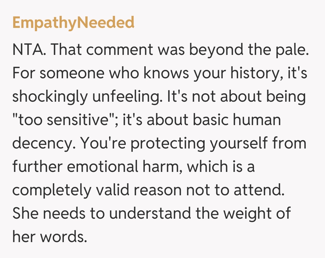 Comentariu de la EmpathyNeeded