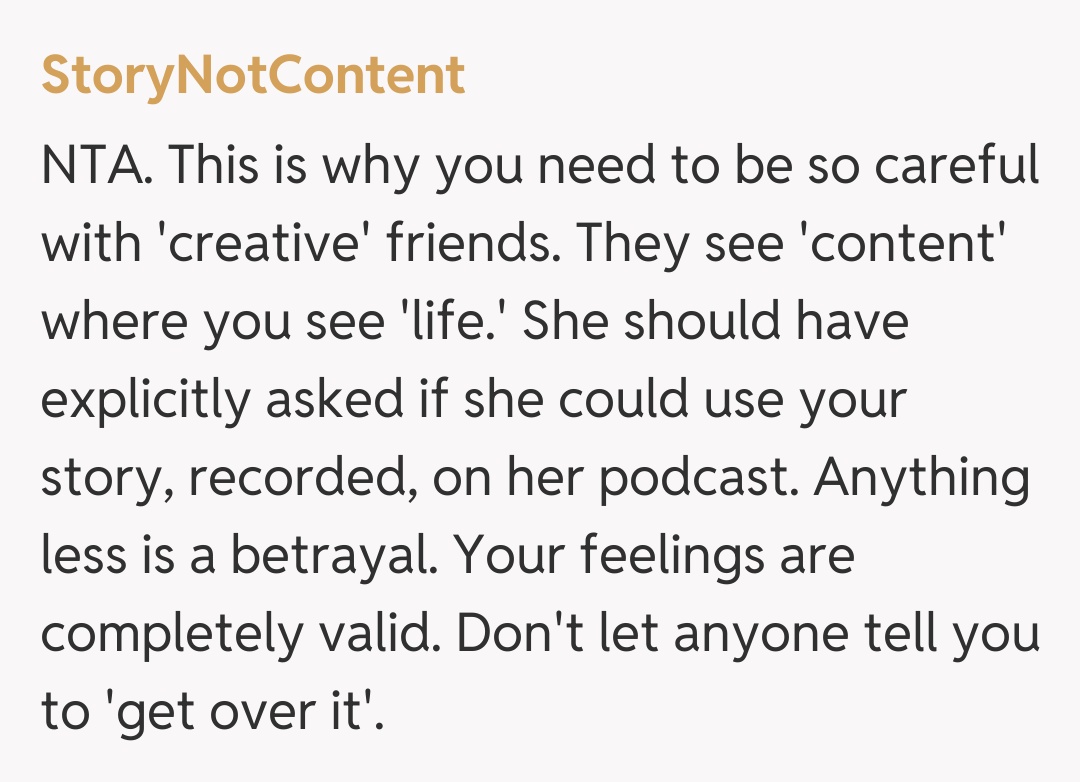 Comentariu de la StoryNotContent
