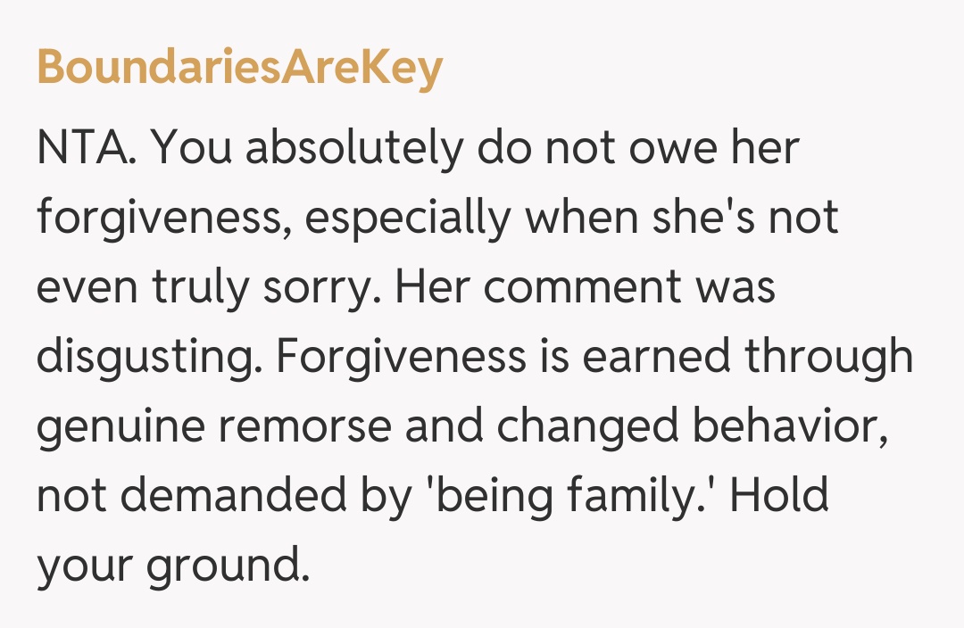 Comentariu de la BoundariesAreKey