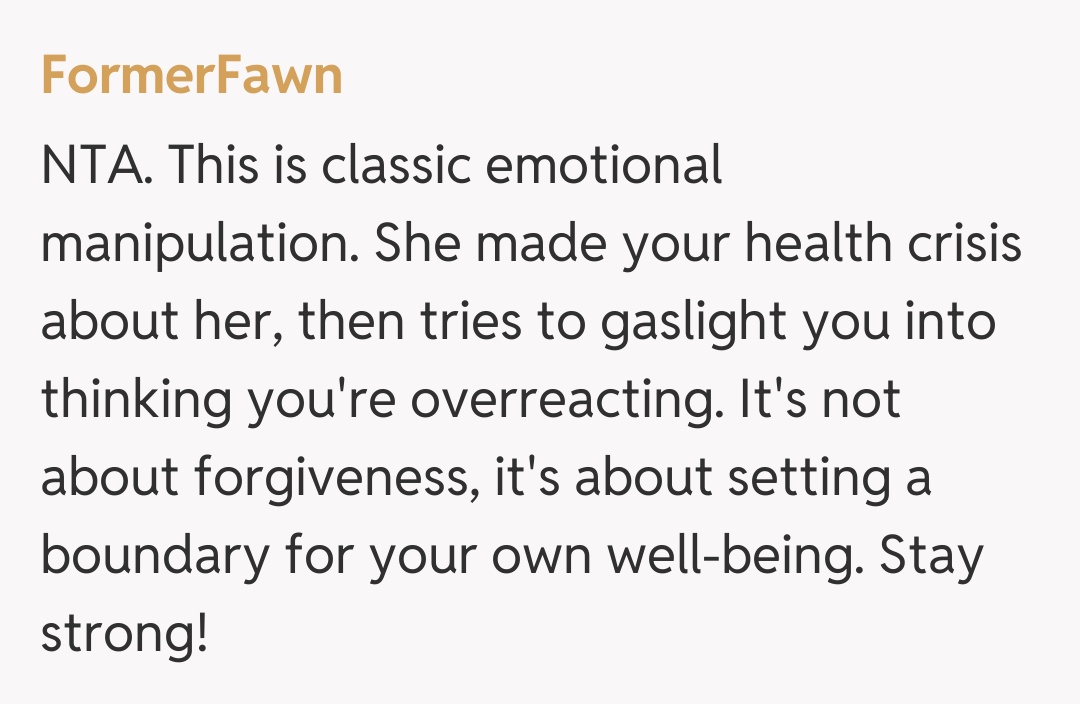 Comentariu de la FormerFawn