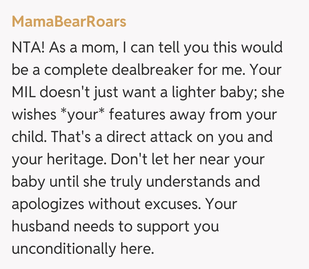 Comentariu de la MamaBearRoars