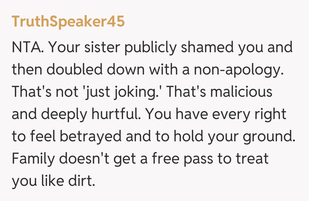 Comentariu de la TruthSpeaker45