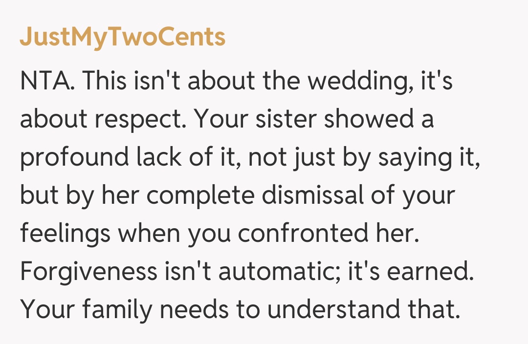 Comentariu de la JustMyTwoCents