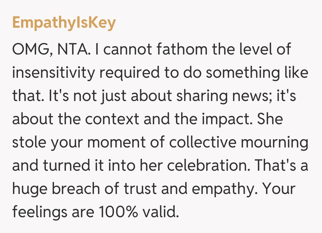 Comentariu de la EmpathyIsKey