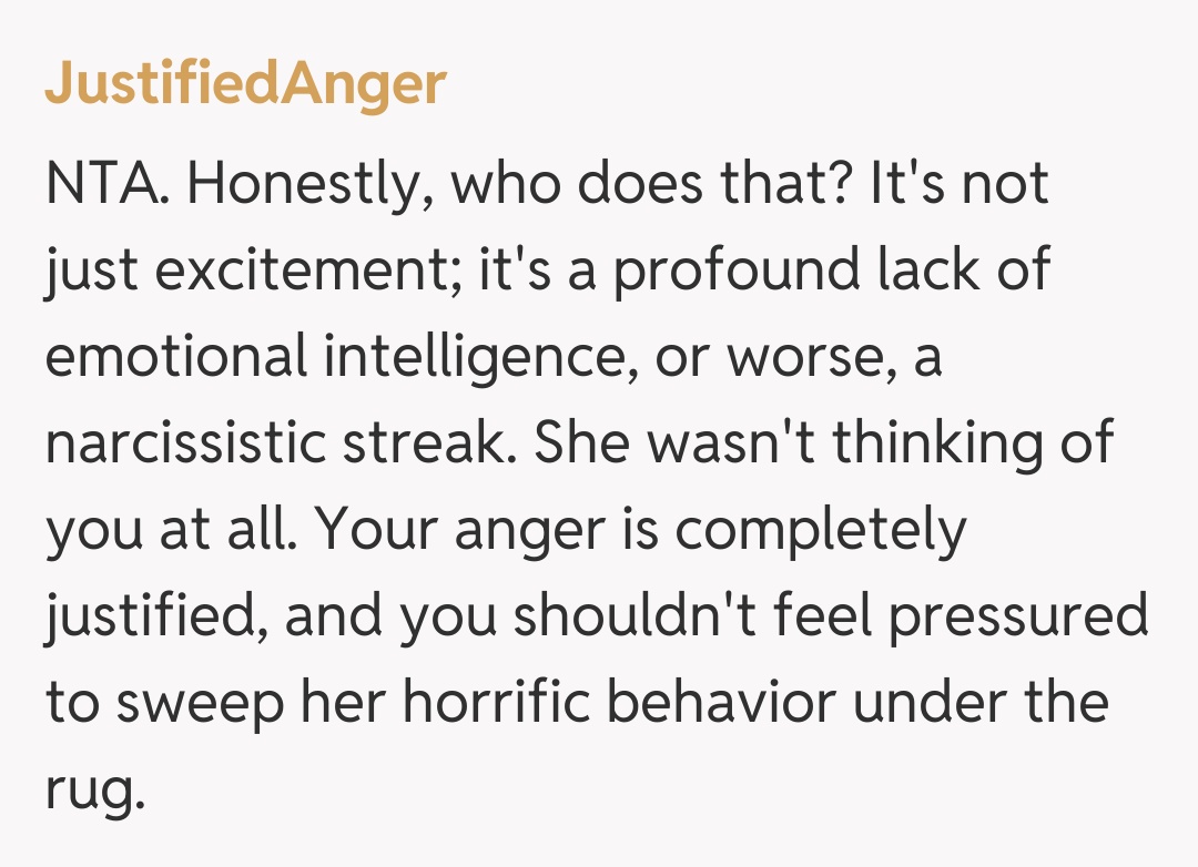 Comentariu de la JustifiedAnger