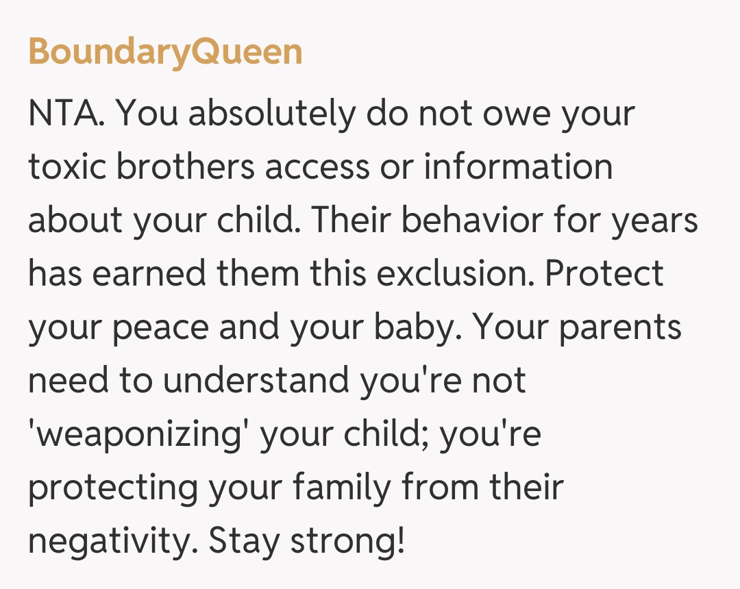 Comentariu de la BoundaryQueen