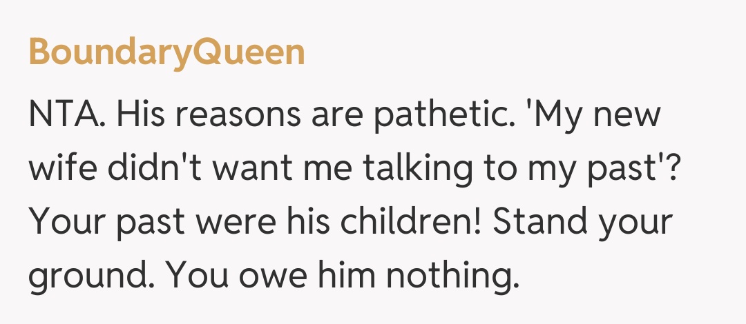 Comentariu de la BoundaryQueen