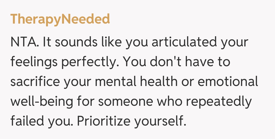 Comentariu de la TherapyNeeded