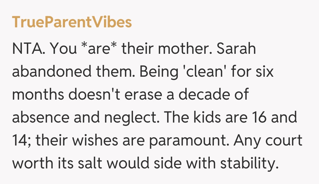 Comentariu de la TrueParentVibes