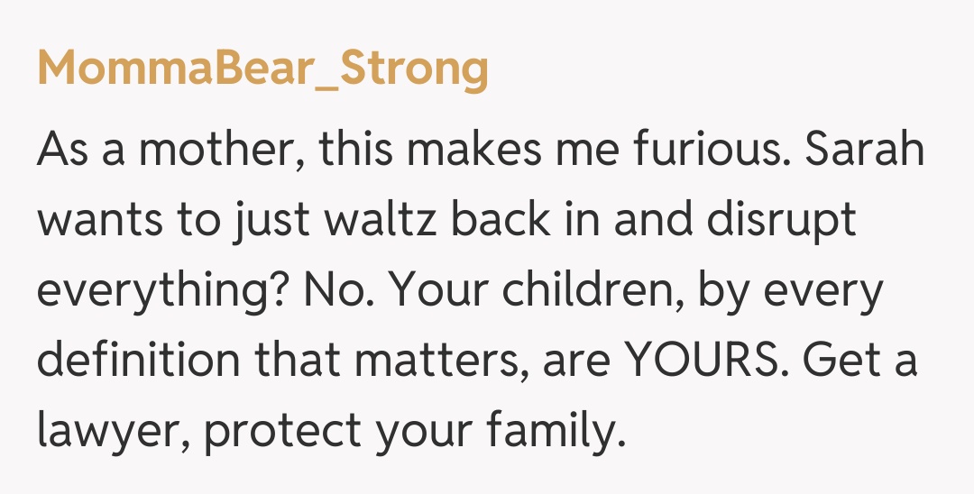 Comentariu de la MommaBear_Strong