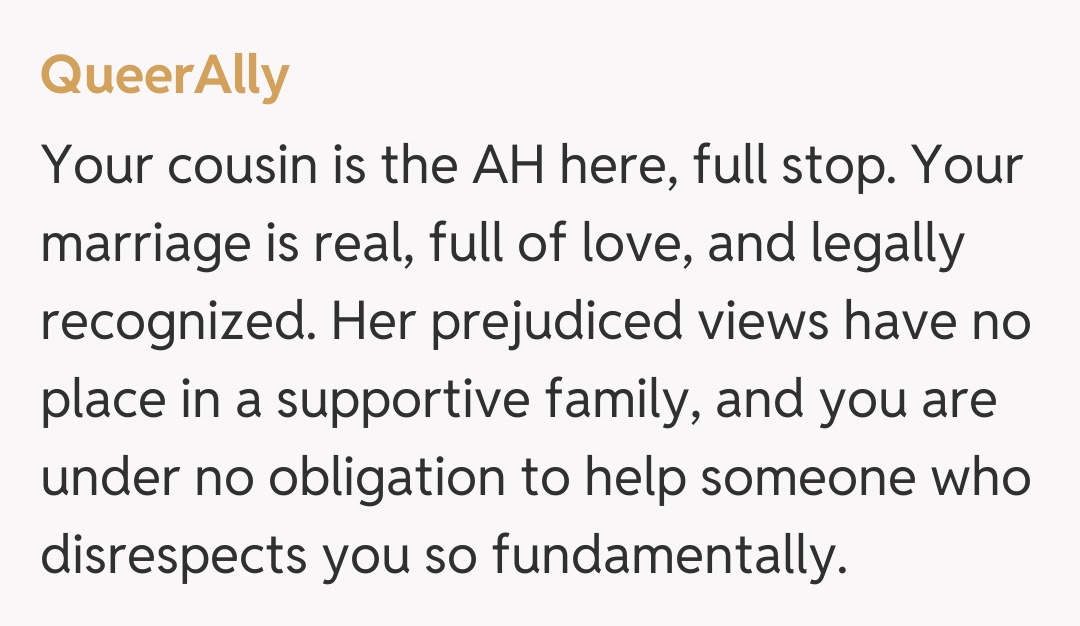 Comentariu de la QueerAlly