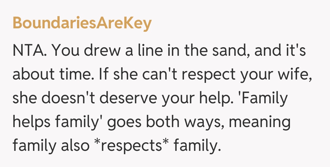 Comentariu de la BoundariesAreKey