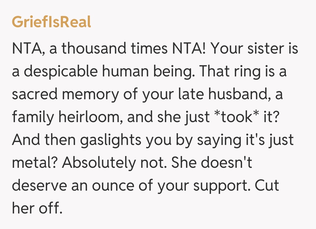 Comentariu de la GriefIsReal