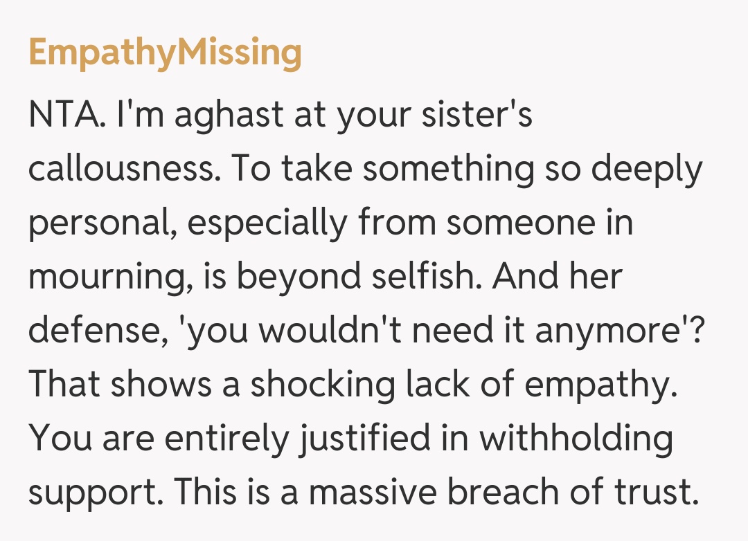 Comentariu de la EmpathyMissing