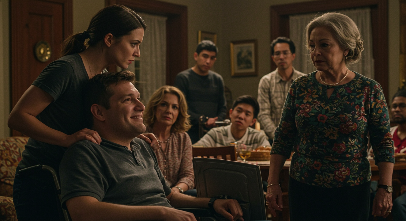 AITA for not inviting my aunt after she told me to hide my disabled husband in family photos?