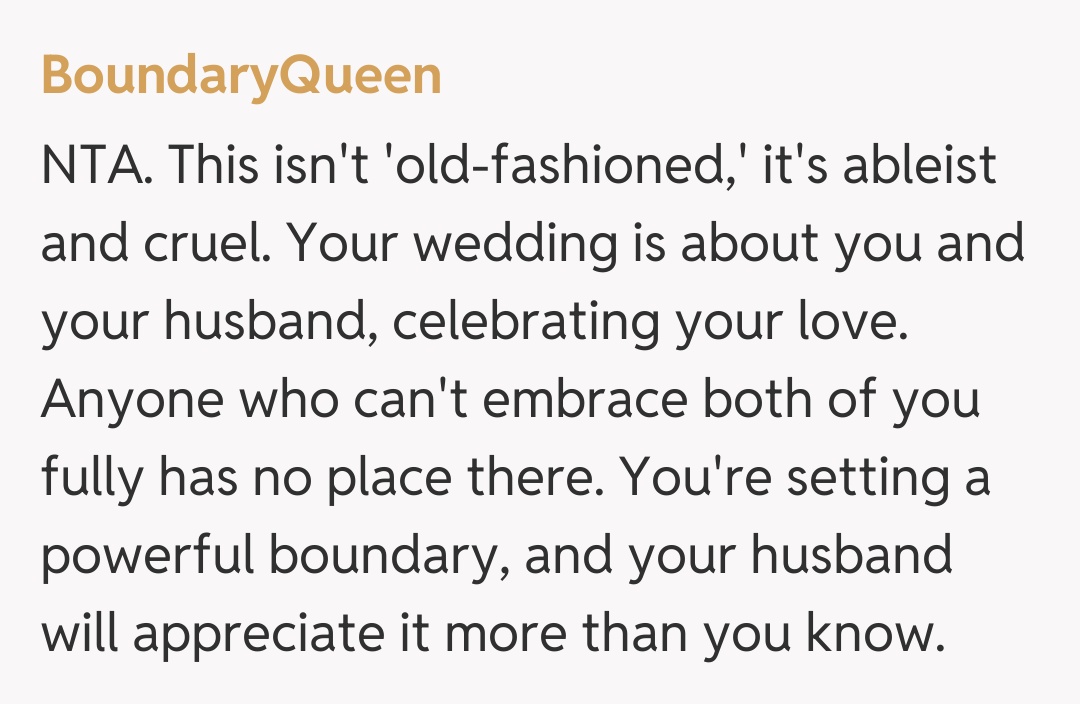 Comentariu de la BoundaryQueen