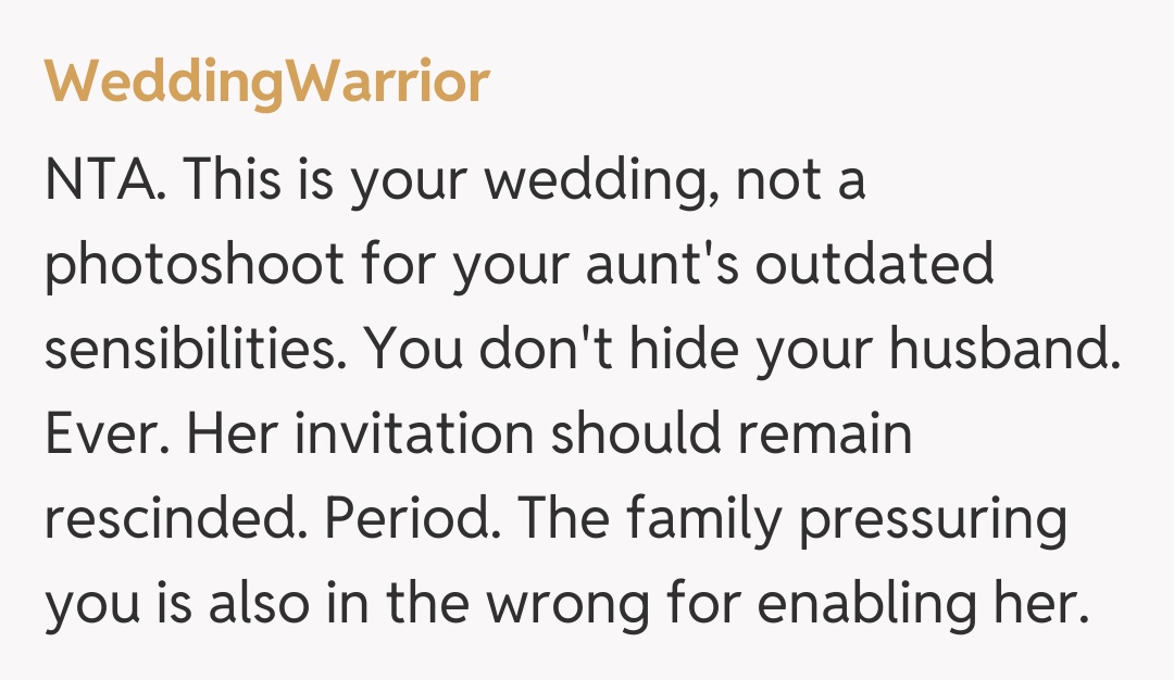 Comentariu de la WeddingWarrior