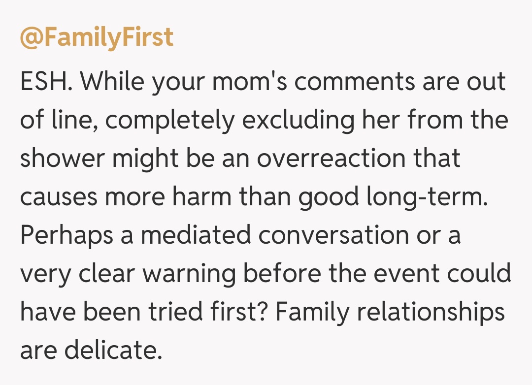 Comentariu de la @FamilyFirst