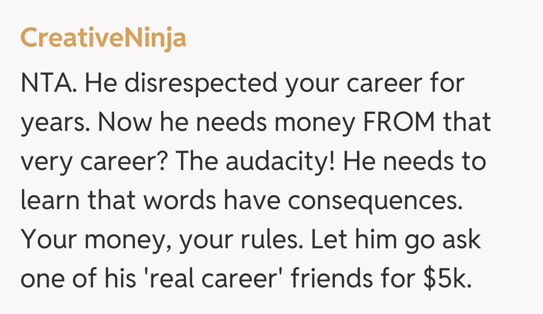 Comentariu de la CreativeNinja