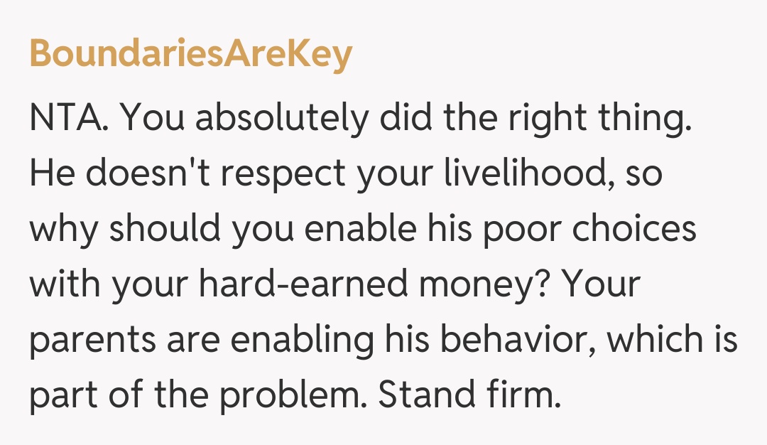 Comentariu de la BoundariesAreKey