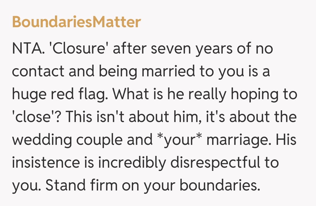 Comentariu de la BoundariesMatter